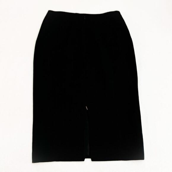 Hobbs London Black Pencil Skirt Adjustable Back Slit Size 6 London - Picture 8 of 8